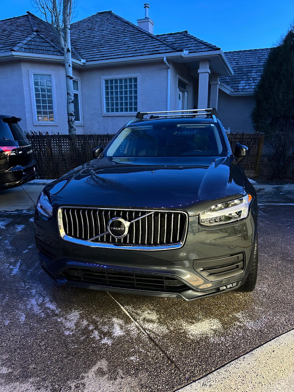 Detailed Volvo XC90 in a Calgary driveway — Arc Detailing